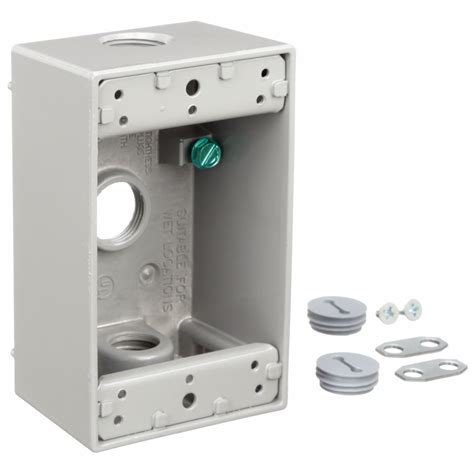 1 gang 3 hole electrical box|single gang electrical outlet box.